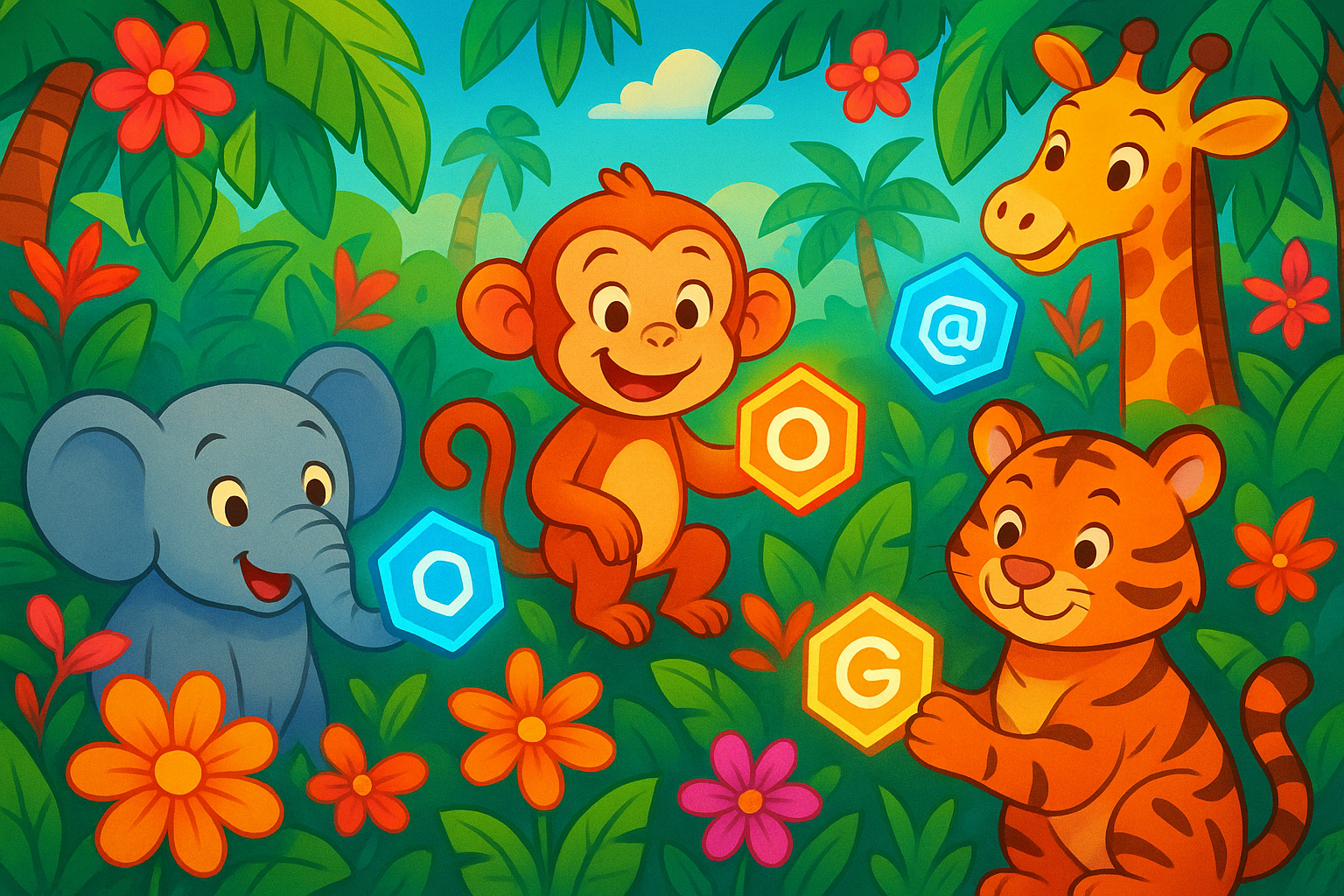 An illustration depicting streamlined on-chain interactions on Starknet